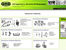 Tablet Screenshot of ghd.com.mx